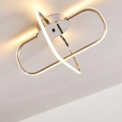 Hofstein Serre Deckenleuchte LED Chrom, 1-flammig -Bürolampen Verkäufe serre deckenleuchte h167503 7