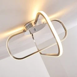 Hofstein Serre Deckenleuchte LED Chrom, 1-flammig -Bürolampen Verkäufe serre deckenleuchte h167503 8