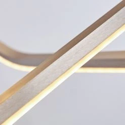 Hofstein Serre Deckenleuchte LED Chrom, 1-flammig -Bürolampen Verkäufe serre deckenleuchte h167510 10