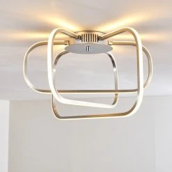 Hofstein Serre Deckenleuchte LED Chrom, 1-flammig -Bürolampen Verkäufe serre deckenleuchte h167510 11