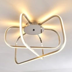 Hofstein Serre Deckenleuchte LED Chrom, 1-flammig -Bürolampen Verkäufe serre deckenleuchte h167510 12