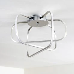 Hofstein Serre Deckenleuchte LED Chrom, 1-flammig -Bürolampen Verkäufe serre deckenleuchte h167510 18