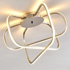 Hofstein Serre Deckenleuchte LED Chrom, 1-flammig -Bürolampen Verkäufe serre deckenleuchte h167510 3