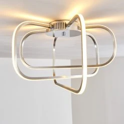 Hofstein Serre Deckenleuchte LED Chrom, 1-flammig -Bürolampen Verkäufe serre deckenleuchte h167510 5