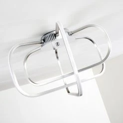 Hofstein Serre Deckenleuchte LED Chrom, 1-flammig -Bürolampen Verkäufe serre deckenleuchte h167510 6