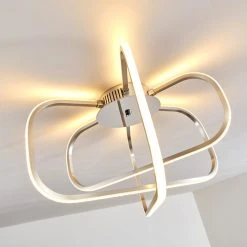 Hofstein Serre Deckenleuchte LED Chrom, 1-flammig -Bürolampen Verkäufe serre deckenleuchte h167510 7