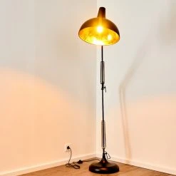 Hofstein Sharif Stehleuchte Schwarz, 1-flammig -Bürolampen Verkäufe sharif stehleuchte h3023297 14