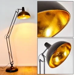 Hofstein Sharif Stehleuchte Schwarz, 1-flammig -Bürolampen Verkäufe sharif stehleuchte h3023297 20