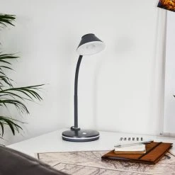 Hofstein Shreveport Tischleuchte LED Anthrazit, Wei&szlig;, 1-flammig -Bürolampen Verkäufe shreveport tischleuchte h3371046 11