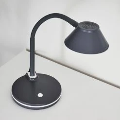 Hofstein Shreveport Tischleuchte LED Anthrazit, Wei&szlig;, 1-flammig -Bürolampen Verkäufe shreveport tischleuchte h3371046 5