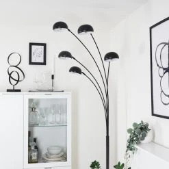 Hofstein Siamado Stehleuchte Schwarz, 5-flammig -Bürolampen Verkäufe siamado stehleuchte h3443613 11