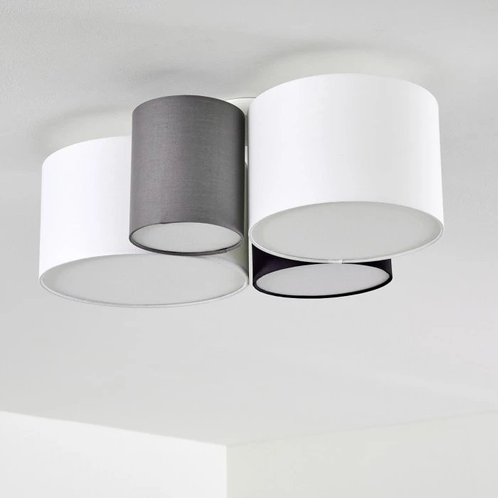 Hofstein Skelbaek Deckenleuchte Weiß, 4-flammig 12 Hofstein Skelbaek Deckenleuchte Weiß, 4-flammig – Bild 12