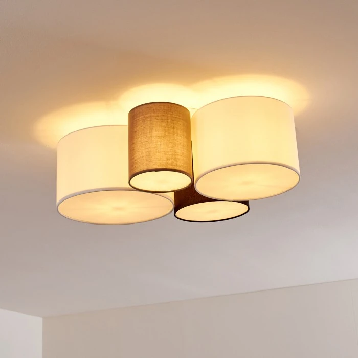 Hofstein Skelbaek Deckenleuchte Weiß, 4-flammig 13 Hofstein Skelbaek Deckenleuchte Weiß, 4-flammig – Bild 13