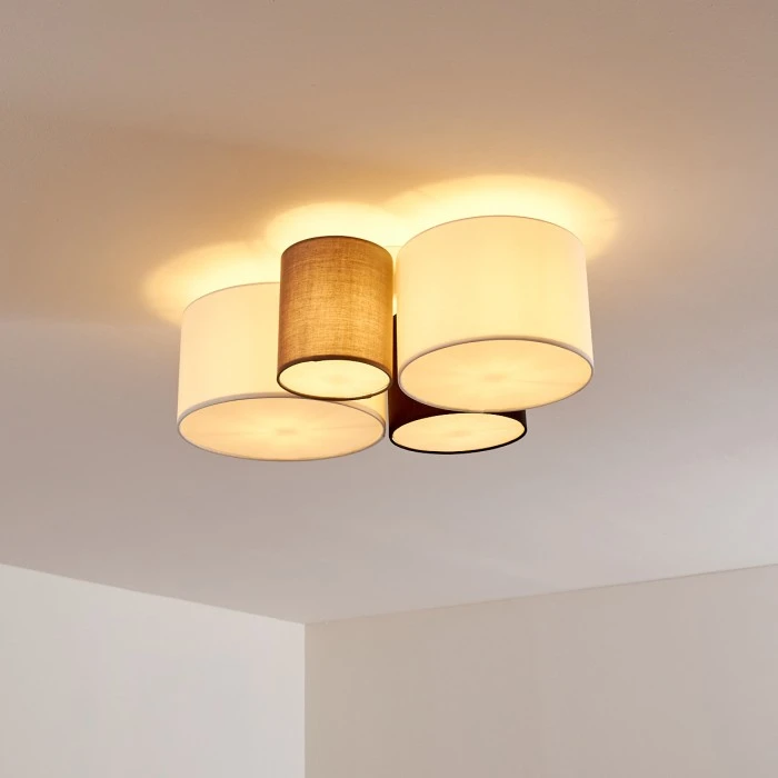 Hofstein Skelbaek Deckenleuchte Weiß, 4-flammig 19 Hofstein Skelbaek Deckenleuchte Weiß, 4-flammig – Bild 19