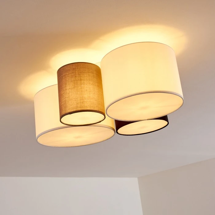 Hofstein Skelbaek Deckenleuchte Weiß, 4-flammig 4 Hofstein Skelbaek Deckenleuchte Weiß, 4-flammig – Bild 4