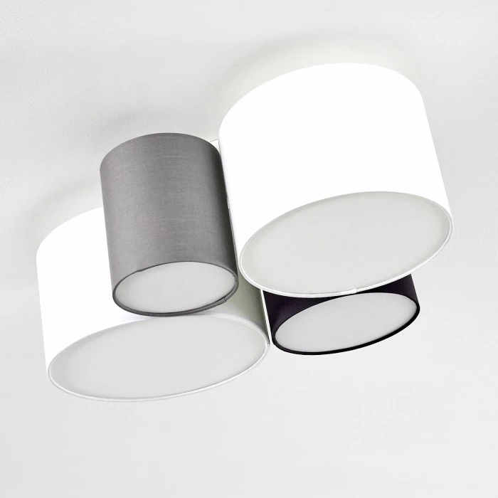 Hofstein Skelbaek Deckenleuchte Weiß, 4-flammig 7 Hofstein Skelbaek Deckenleuchte Weiß, 4-flammig – Bild 7