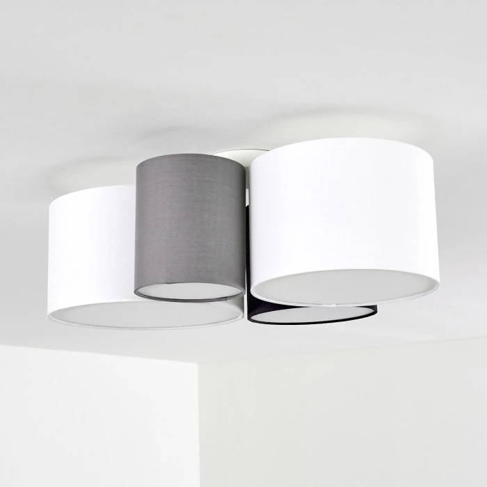 Hofstein Skelbaek Deckenleuchte Weiß, 4-flammig 9 Hofstein Skelbaek Deckenleuchte Weiß, 4-flammig – Bild 9