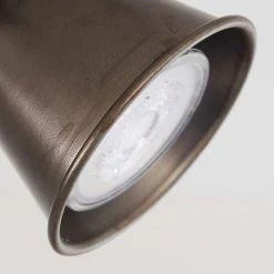 Hofstein Skodsbol Deckenleuchte Grau, Hellbraun, Stahl gebürstet, 4-flammig -Bürolampen Verkäufe skodsbol deckenleuchte h3350232 15