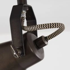 Hofstein Skodsbol Deckenleuchte Grau, Hellbraun, Stahl gebürstet, 4-flammig -Bürolampen Verkäufe skodsbol deckenleuchte h3350232 3