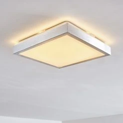 Hofstein Sora Deckenleuchte LED Nickel-Matt, 1-flammig -Bürolampen Verkäufe sora deckenleuchte h166094 11
