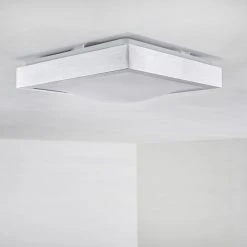Hofstein Sora Deckenleuchte LED Nickel-Matt, 1-flammig -Bürolampen Verkäufe sora deckenleuchte h166094 12