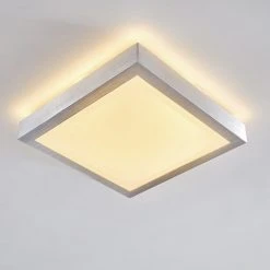 Hofstein Sora Deckenleuchte LED Nickel-Matt, 1-flammig -Bürolampen Verkäufe sora deckenleuchte h166094 2