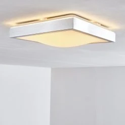 Hofstein Sora Deckenleuchte LED Nickel-Matt, 1-flammig -Bürolampen Verkäufe sora deckenleuchte h166094 3