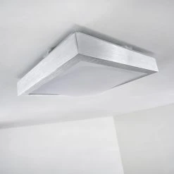 Hofstein Sora Deckenleuchte LED Nickel-Matt, 1-flammig -Bürolampen Verkäufe sora deckenleuchte h166094 4