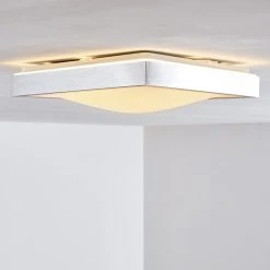 Hofstein Sora Deckenleuchte LED Nickel-Matt, 1-flammig -Bürolampen Verkäufe sora deckenleuchte h166094 5