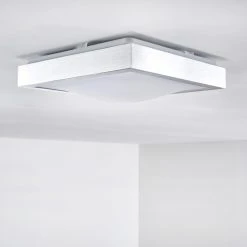 Hofstein Sora Deckenleuchte LED Nickel-Matt, 1-flammig -Bürolampen Verkäufe sora deckenleuchte h166100 10