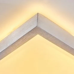 Hofstein Sora Deckenleuchte LED Nickel-Matt, 1-flammig -Bürolampen Verkäufe sora deckenleuchte h166100 11