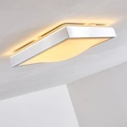 Hofstein Sora Deckenleuchte LED Nickel-Matt, 1-flammig -Bürolampen Verkäufe sora deckenleuchte h166100 5