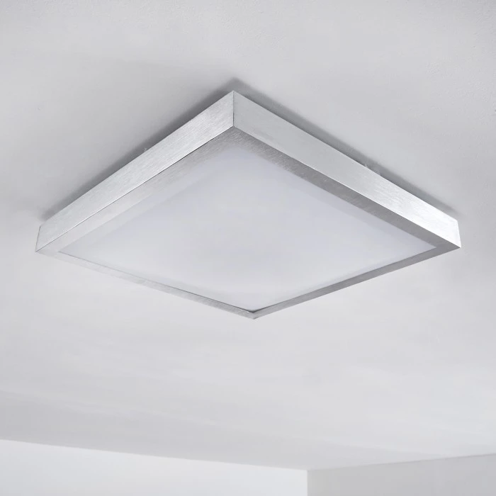 Hofstein Sora Deckenleuchte LED Nickel-Matt, 1-flammig 13 Hofstein Sora Deckenleuchte LED Nickel-Matt, 1-flammig – Bild 13