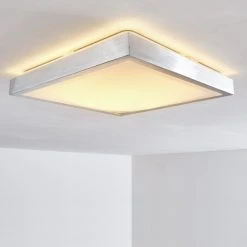 Hofstein Sora Deckenleuchte LED Nickel-Matt, 1-flammig 17 Hofstein Sora Deckenleuchte LED Nickel-Matt, 1-flammig -Bürolampen Verkäufe sora deckenleuchte h166117 3