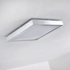 Hofstein Sora Deckenleuchte LED Nickel-Matt, 1-flammig 18 Hofstein Sora Deckenleuchte LED Nickel-Matt, 1-flammig -Bürolampen Verkäufe sora deckenleuchte h166117 4