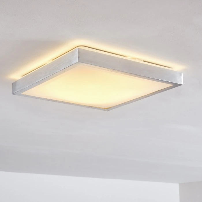 Hofstein Sora Deckenleuchte LED Nickel-Matt, 1-flammig 6 Hofstein Sora Deckenleuchte LED Nickel-Matt, 1-flammig – Bild 6