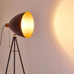 Hofstein Sorsele Stehleuchte Schwarz, Kupferfarben, 1-flammig -Bürolampen Verkäufe sorsele stehleuchte h3161456 do1 11