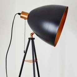 Hofstein Sorsele Stehleuchte Schwarz, Kupferfarben, 1-flammig -Bürolampen Verkäufe sorsele stehleuchte h3161456 do1 14