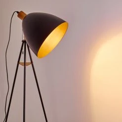 Hofstein Sorsele Stehleuchte Schwarz, Kupferfarben, 1-flammig -Bürolampen Verkäufe sorsele stehleuchte h3161456 do1 15