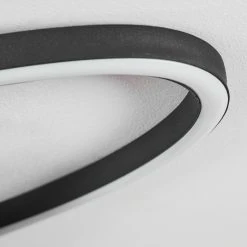 Hofstein Sorte Deckenleuchte LED Schwarz, Weiß, 1-flammig -Bürolampen Verkäufe sorte deckenleuchte h3438633 2