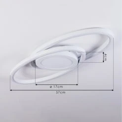 Hofstein Sorte Deckenleuchte LED Weiß, 1-flammig -Bürolampen Verkäufe sorte deckenleuchte h3445532 3