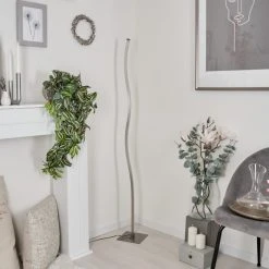 Hofstein Soyo Stehleuchte LED Nickel-Matt, 1-flammig -Bürolampen Verkäufe soyo stehleuchte h3266250 do4 11