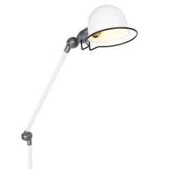 Steinhauer Darvin Stehlampe Grau, Weiß, 1-flammig