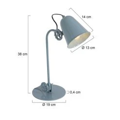 Steinhauer Dolphin Tischleuchte Grün, 1-flammig -Bürolampen Verkäufe steinhauer dolphin tischleuchte 1324g 8