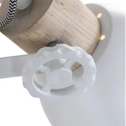 Steinhauer Gearwood Tischleuchte Weiß, Holz dunkel, 1-flammig -Bürolampen Verkäufe steinhauer gearwood tischleuchte 2665w 10