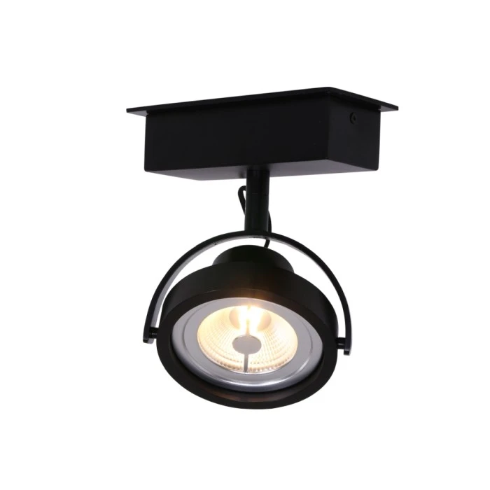 Steinhauer Mexlite Strahler LED Schwarz, 1-flammig 2 Steinhauer Mexlite Strahler LED Schwarz, 1-flammig – Bild 2