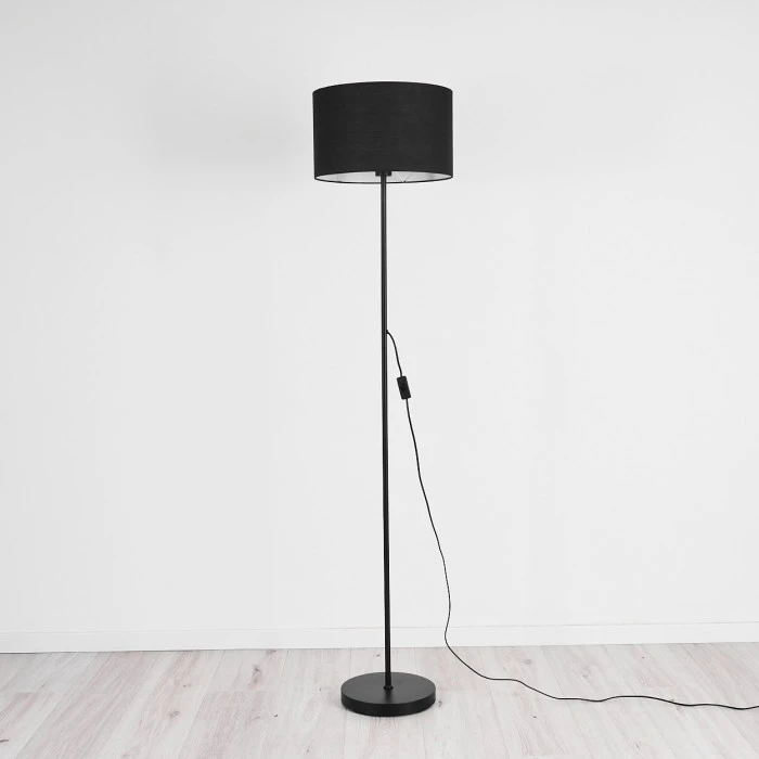 Hofstein Stenninge Stehleuchte Schwarz, 1-flammig 8 Hofstein Stenninge Stehleuchte Schwarz, 1-flammig – Bild 8