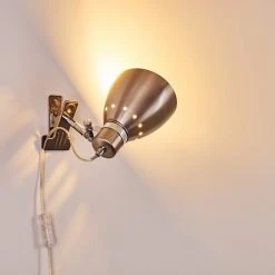 Hofstein Stranderott Klemmleuchte Edelstahl, 1-flammig -Bürolampen Verkäufe stranderott klemmleuchte h3288887 do1 6