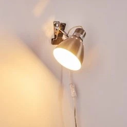 Hofstein Stranderott Klemmleuchte Edelstahl, 1-flammig -Bürolampen Verkäufe stranderott klemmleuchte h3288887 do1 7