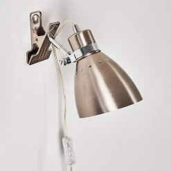 Hofstein Stranderott Klemmleuchte Edelstahl, 1-flammig -Bürolampen Verkäufe stranderott klemmleuchte h3288887 do1 8